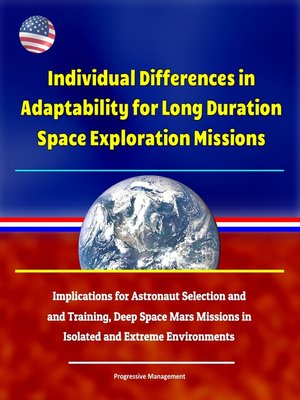 cover image of Individual Differences in Adaptability for Long Duration Space Exploration Missions